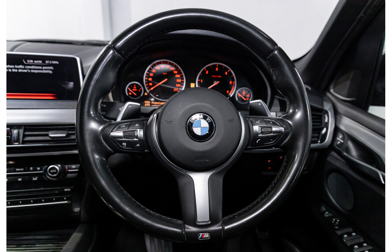 10/2016 BMW X5 Xdrive 30d M Sport (AWD) F15 MY16 4d Wagon Space Grey Metallic Turbo Diesel 3.0L