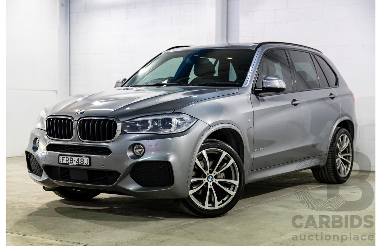 10/2016 BMW X5 Xdrive 30d M Sport (AWD) F15 MY16 4d Wagon Space Grey Metallic Turbo Diesel 3.0L