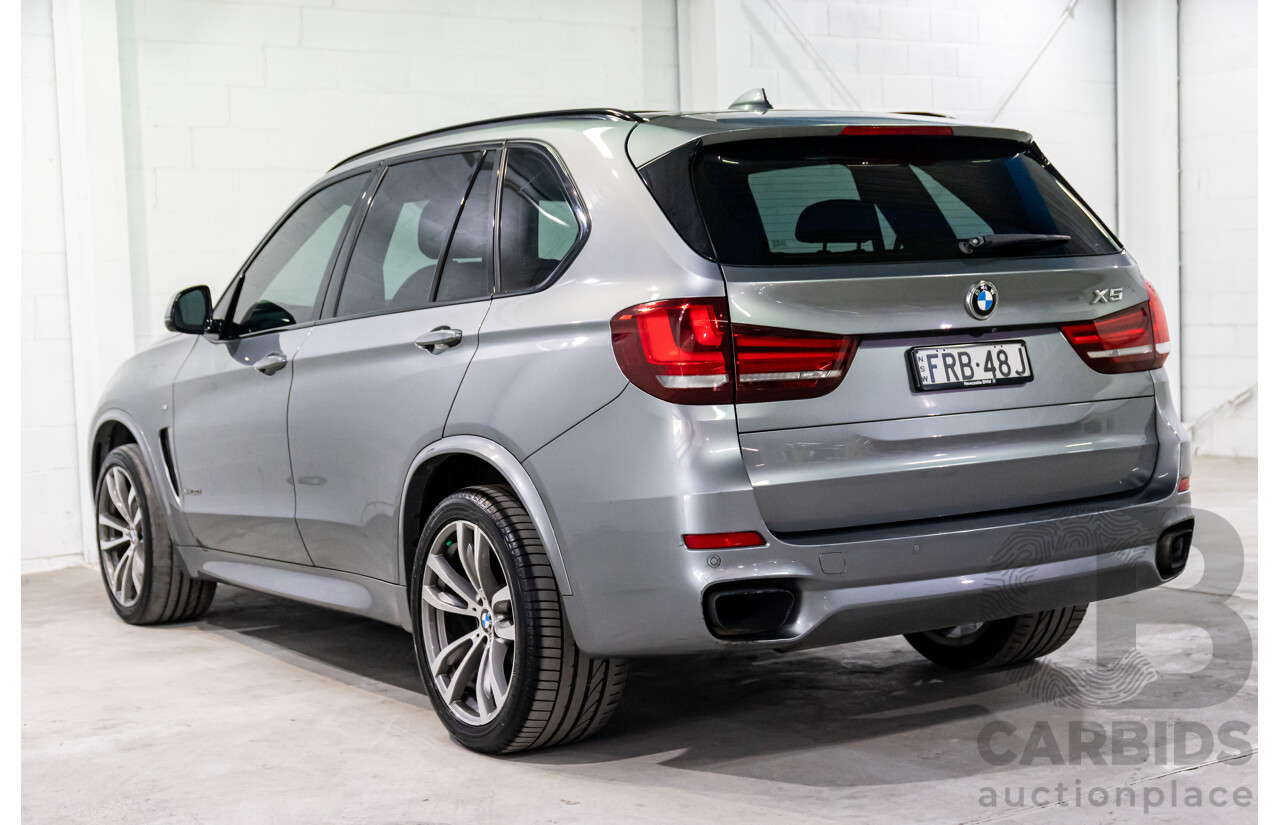 10/2016 BMW X5 Xdrive 30d M Sport (AWD) F15 MY16 4d Wagon Space Grey Metallic Turbo Diesel 3.0L