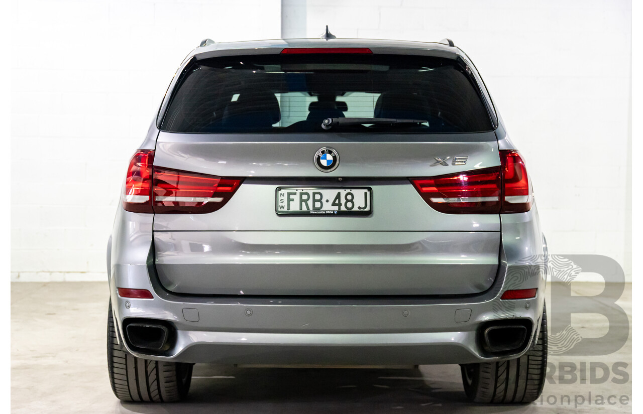 10/2016 BMW X5 Xdrive 30d M Sport (AWD) F15 MY16 4d Wagon Space Grey Metallic Turbo Diesel 3.0L