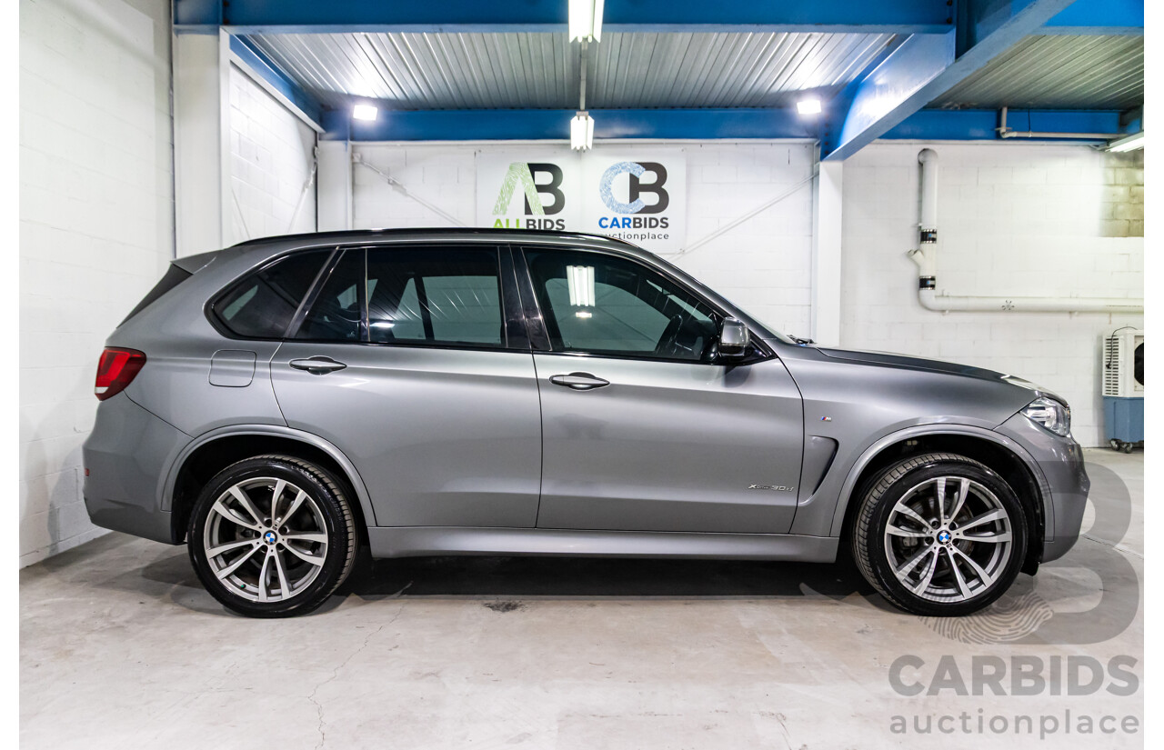 10/2016 BMW X5 Xdrive 30d M Sport (AWD) F15 MY16 4d Wagon Space Grey Metallic Turbo Diesel 3.0L