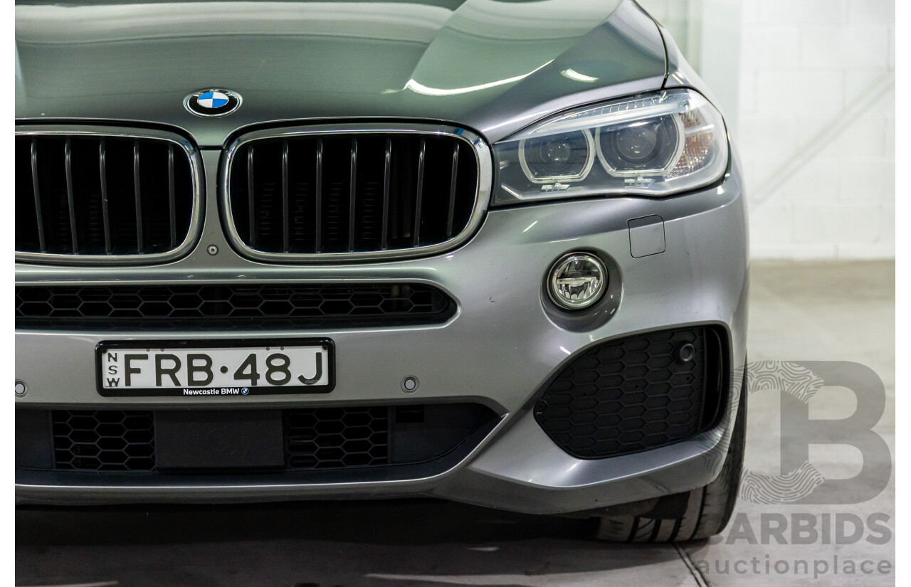 10/2016 BMW X5 Xdrive 30d M Sport (AWD) F15 MY16 4d Wagon Space Grey Metallic Turbo Diesel 3.0L