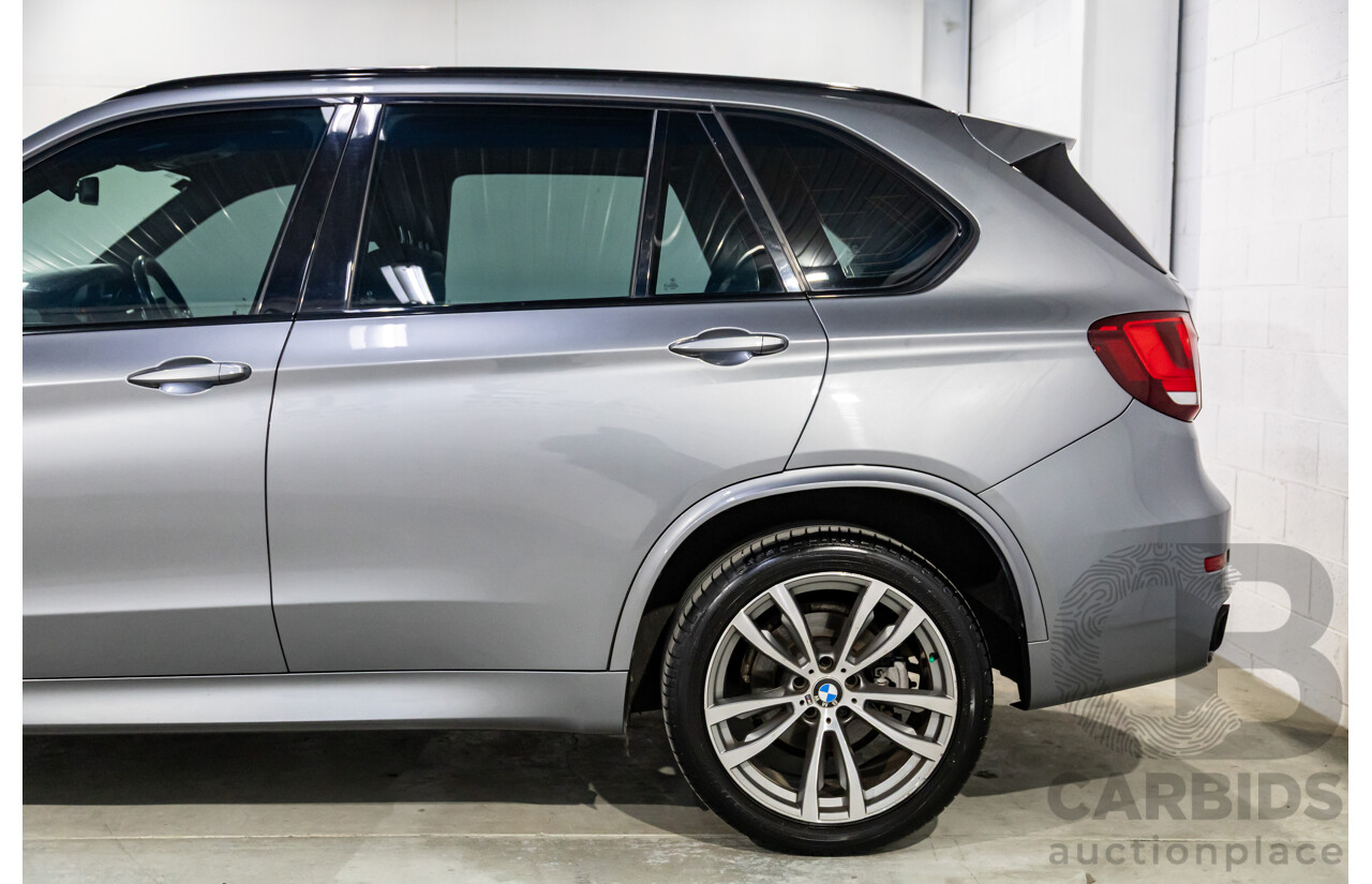 10/2016 BMW X5 Xdrive 30d M Sport (AWD) F15 MY16 4d Wagon Space Grey Metallic Turbo Diesel 3.0L