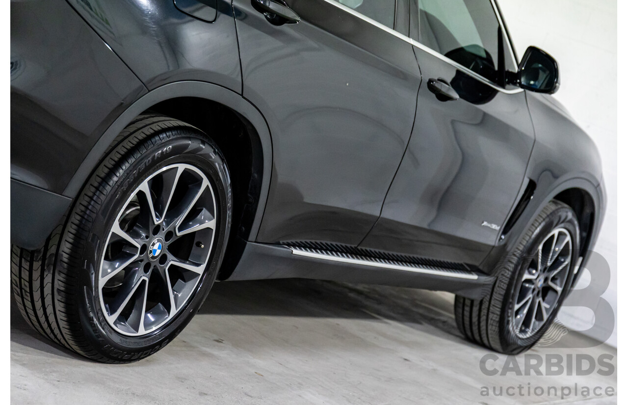 08/2015 BMW X5 xDrive30d (AWD) F15 MY15 4D Wagon Black Sapphire Metallic Turbo Diesel 3.0L