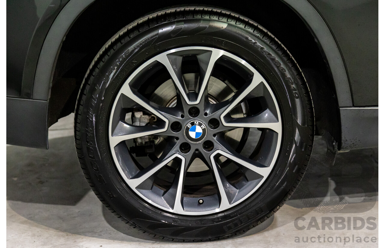 08/2015 BMW X5 xDrive30d (AWD) F15 MY15 4D Wagon Black Sapphire Metallic Turbo Diesel 3.0L