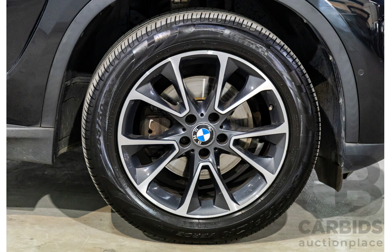 08/2015 BMW X5 xDrive30d (AWD) F15 MY15 4D Wagon Black Sapphire Metallic Turbo Diesel 3.0L