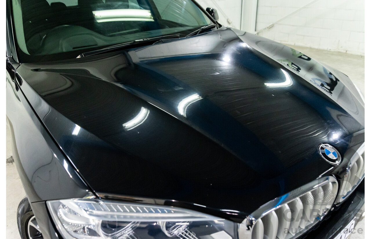 08/2015 BMW X5 xDrive30d (AWD) F15 MY15 4D Wagon Black Sapphire Metallic Turbo Diesel 3.0L