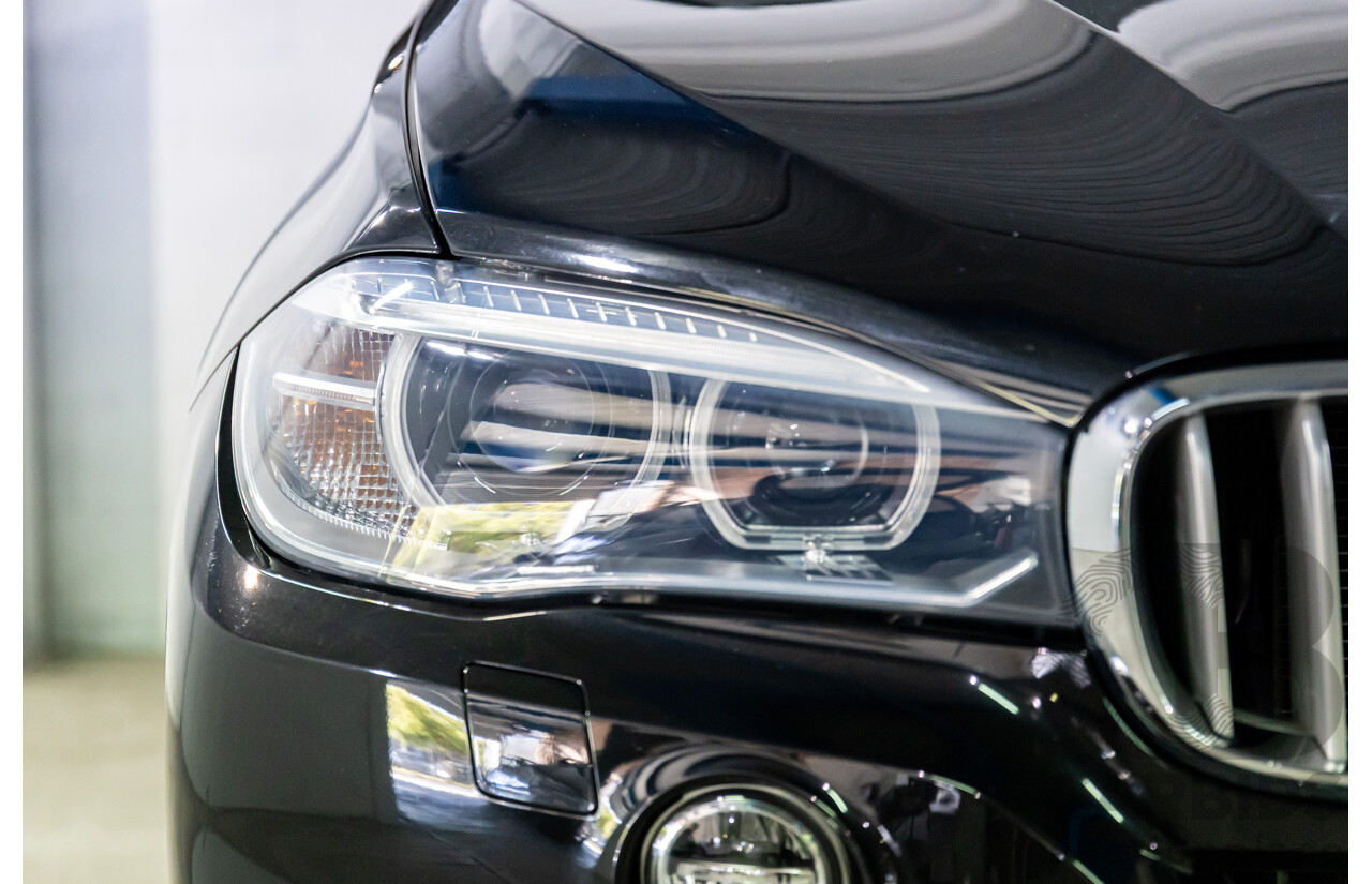 08/2015 BMW X5 xDrive30d (AWD) F15 MY15 4D Wagon Black Sapphire Metallic Turbo Diesel 3.0L