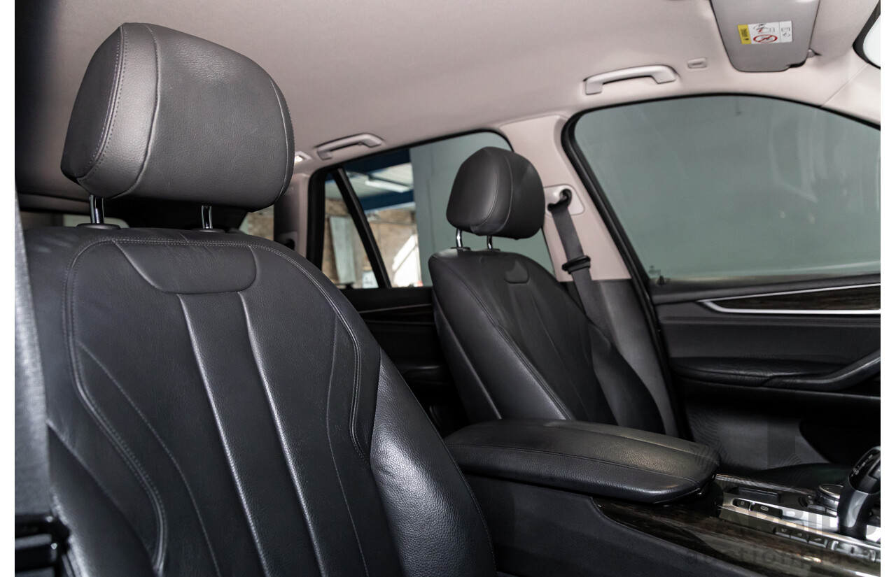08/2015 BMW X5 xDrive30d (AWD) F15 MY15 4D Wagon Black Sapphire Metallic Turbo Diesel 3.0L