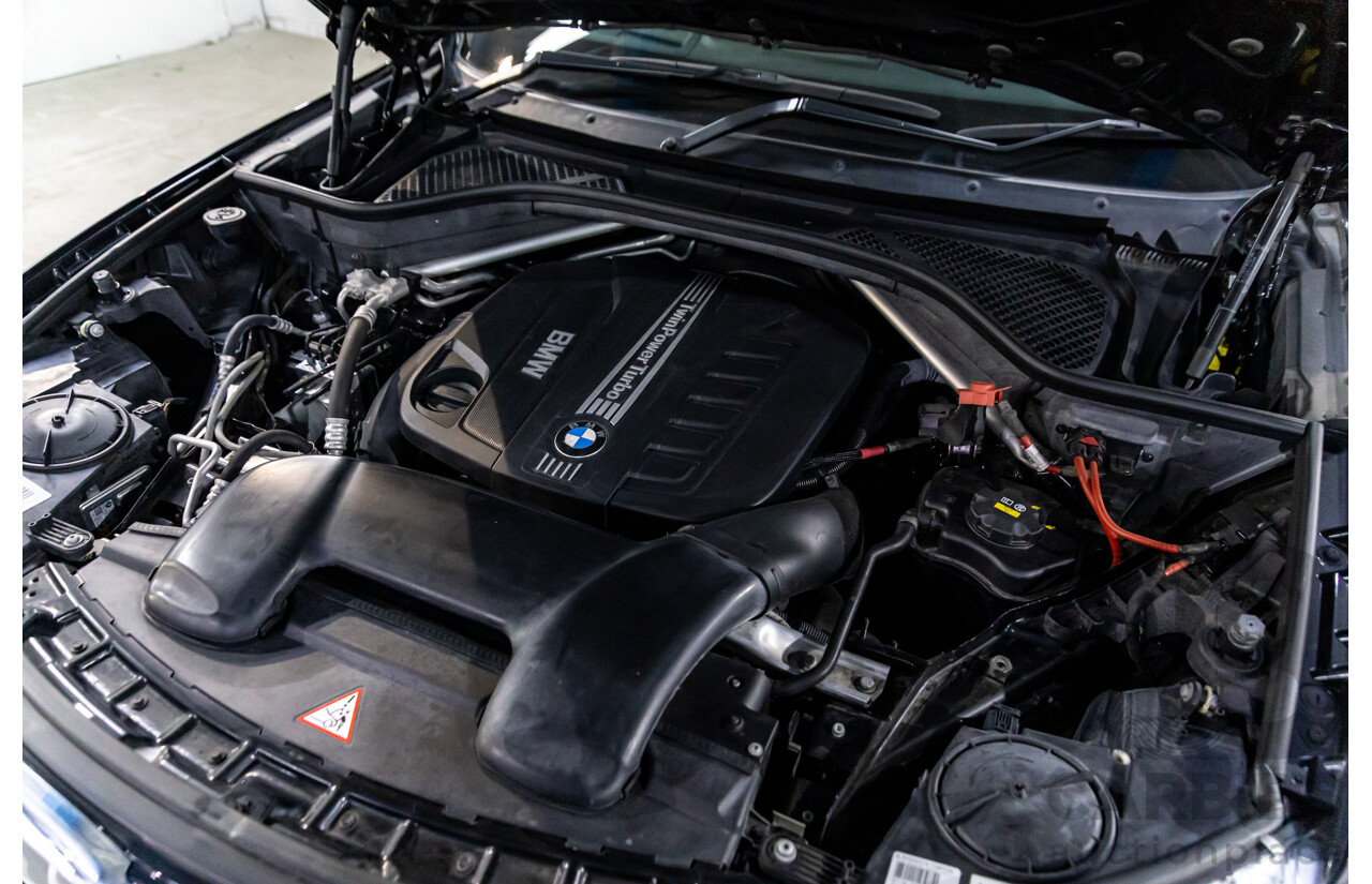 08/2015 BMW X5 xDrive30d (AWD) F15 MY15 4D Wagon Black Sapphire Metallic Turbo Diesel 3.0L