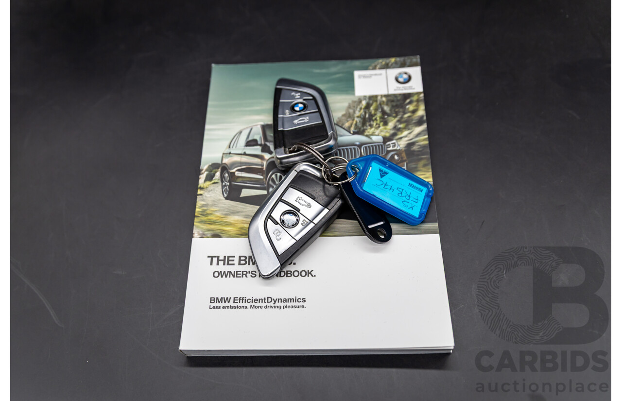 08/2015 BMW X5 xDrive30d (AWD) F15 MY15 4D Wagon Black Sapphire Metallic Turbo Diesel 3.0L