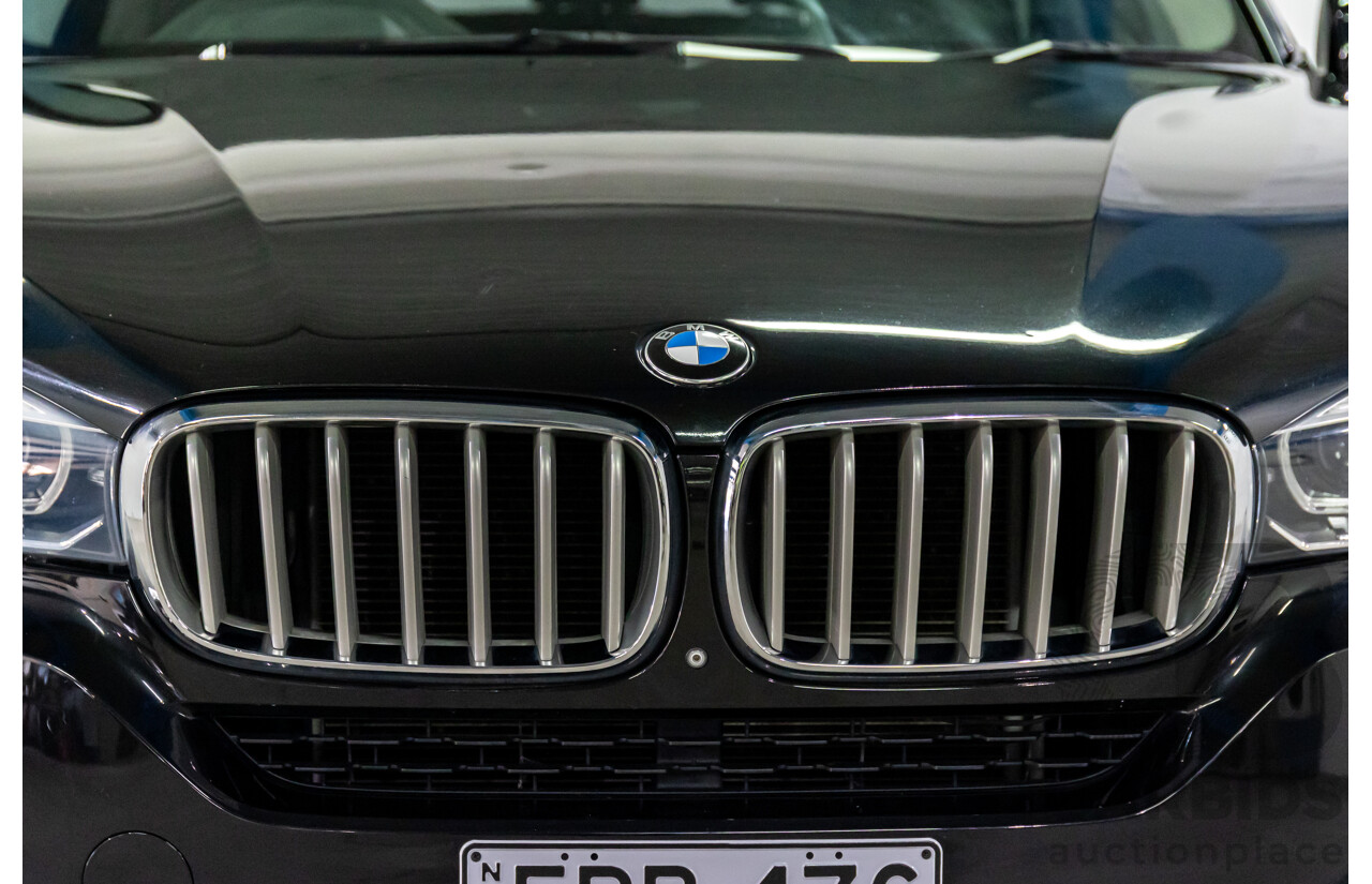 08/2015 BMW X5 xDrive30d (AWD) F15 MY15 4D Wagon Black Sapphire Metallic Turbo Diesel 3.0L