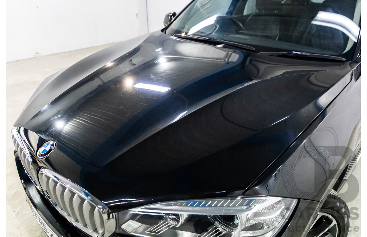 08/2015 BMW X5 xDrive30d (AWD) F15 MY15 4D Wagon Black Sapphire Metallic Turbo Diesel 3.0L