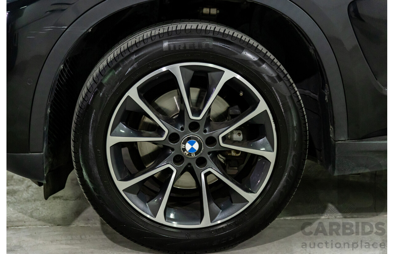 08/2015 BMW X5 xDrive30d (AWD) F15 MY15 4D Wagon Black Sapphire Metallic Turbo Diesel 3.0L