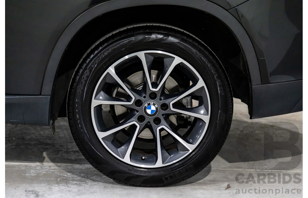 08/2015 BMW X5 xDrive30d (AWD) F15 MY15 4D Wagon Black Sapphire Metallic Turbo Diesel 3.0L