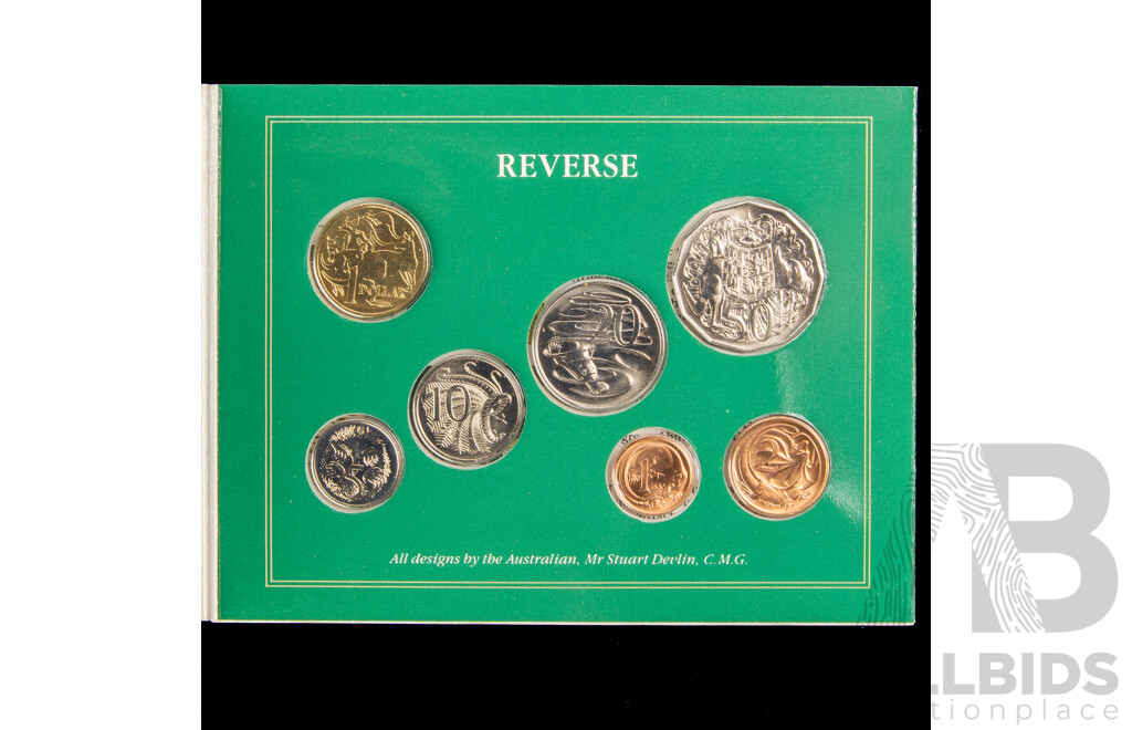 Australian RAM 1985 and 1987 Seven UNC Coin Sets