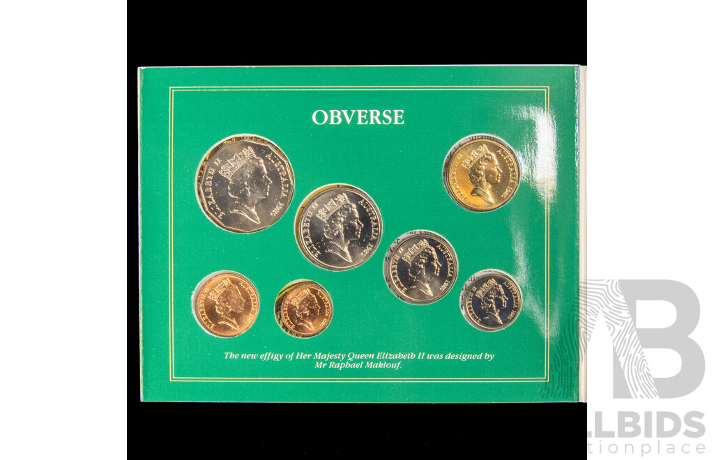 Australian RAM 1985 and 1987 Seven UNC Coin Sets
