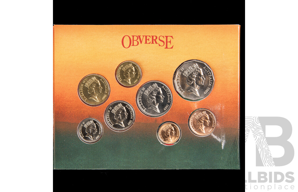 Australian RAM 1985 and 1987 Eight UNC Coin Sets
