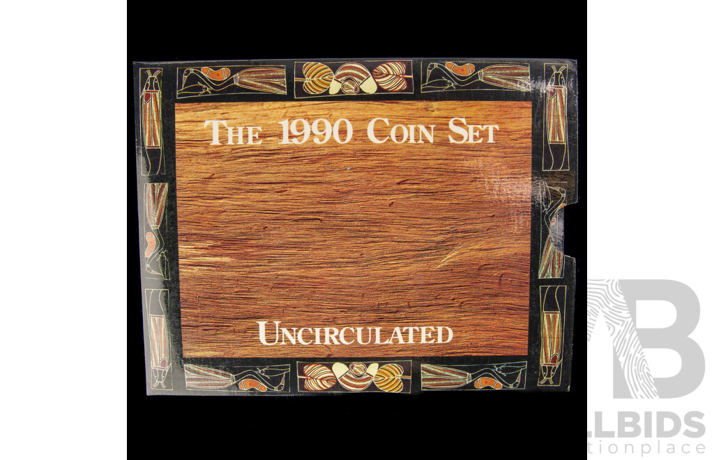 Australian RAM 1990 Eight UNC Coin Set