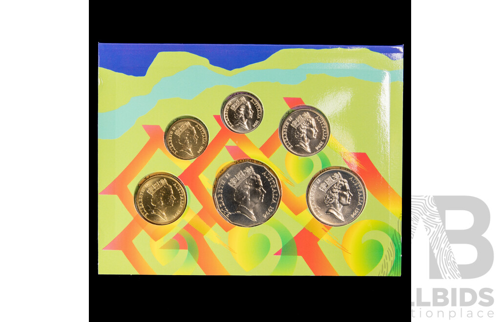 Australian RAM 1994 and 1995 Six UNC Coin Sets, Year of the Family, Weary Dunlop