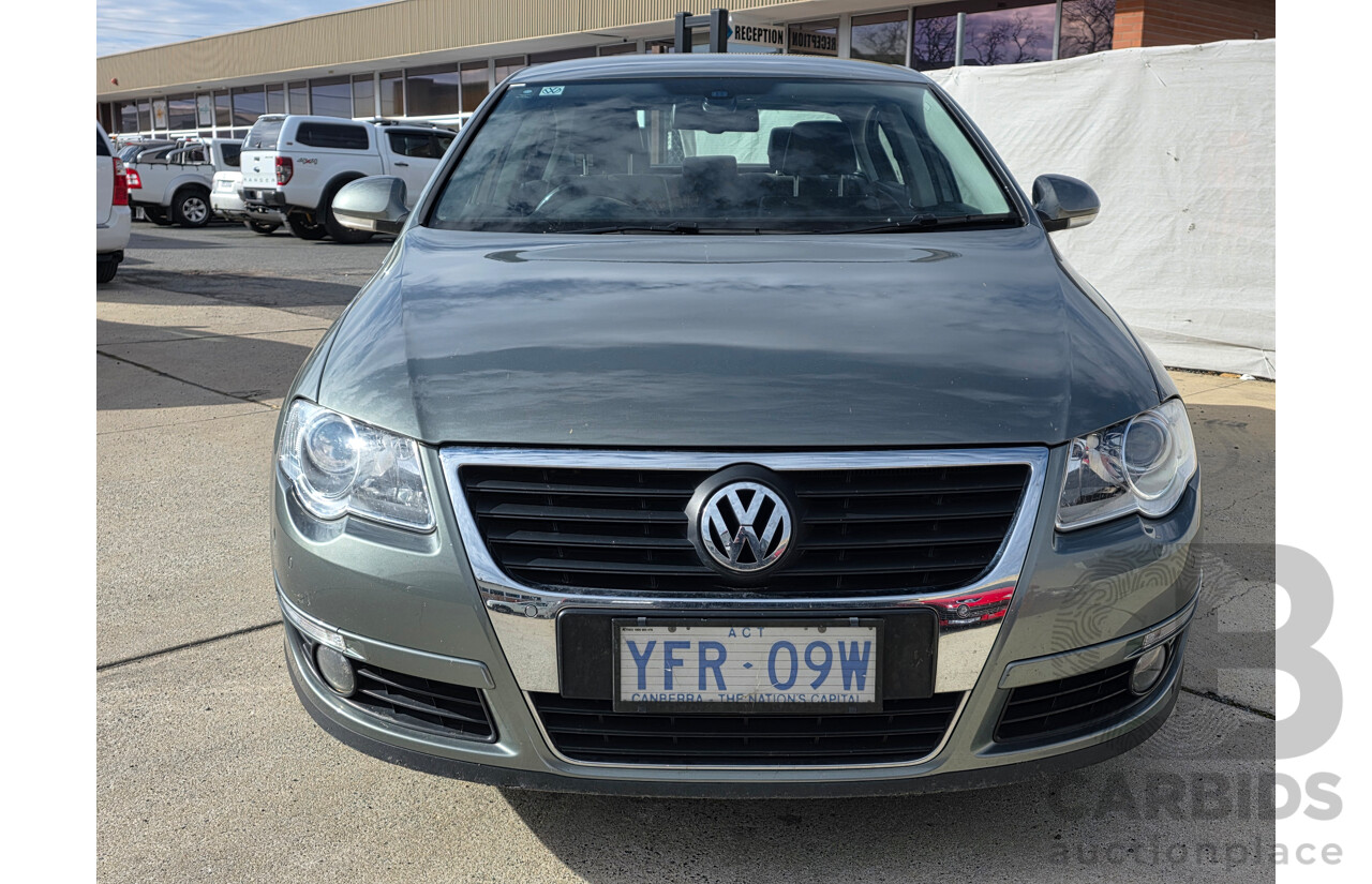 9/2008 Volkswagen Passat 125 TDI 3C MY09 UPGRADE 4d Sedan Blue 2.0L