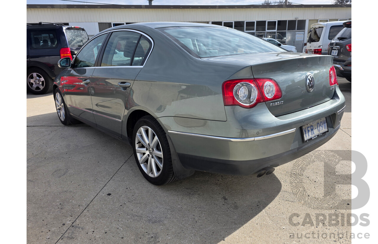 9/2008 Volkswagen Passat 125 TDI 3C MY09 UPGRADE 4d Sedan Blue 2.0L