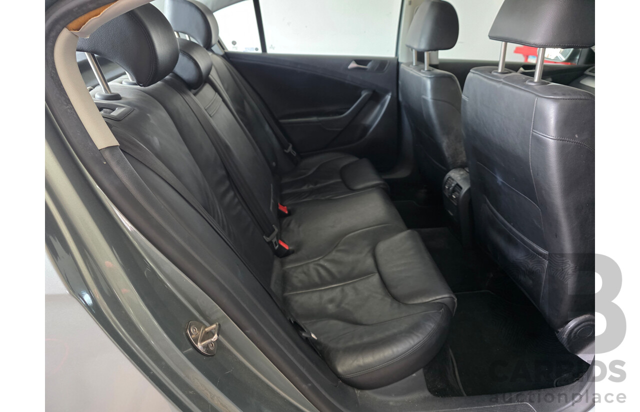 9/2008 Volkswagen Passat 125 TDI 3C MY09 UPGRADE 4d Sedan Blue 2.0L