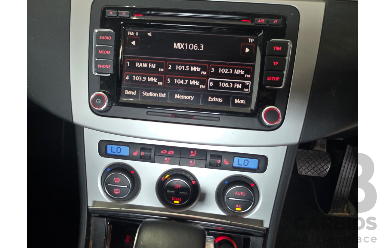 9/2008 Volkswagen Passat 125 TDI 3C MY09 UPGRADE 4d Sedan Blue 2.0L