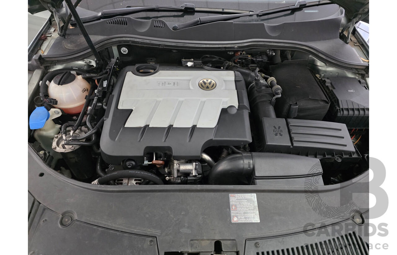 9/2008 Volkswagen Passat 125 TDI 3C MY09 UPGRADE 4d Sedan Blue 2.0L