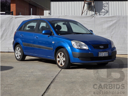 3/2009 Kia RIO LX JB 5d Hatchback Blue 1.4L