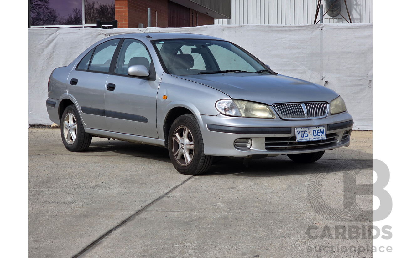 8/2003 Nissan Pulsar ST-L N16 4d Sedan Silver 1.8L