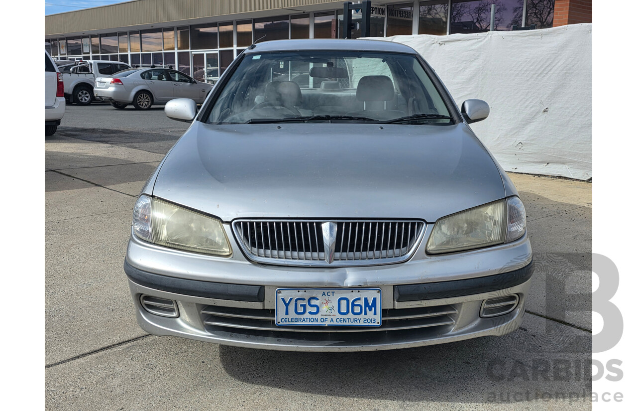 8/2003 Nissan Pulsar ST-L N16 4d Sedan Silver 1.8L