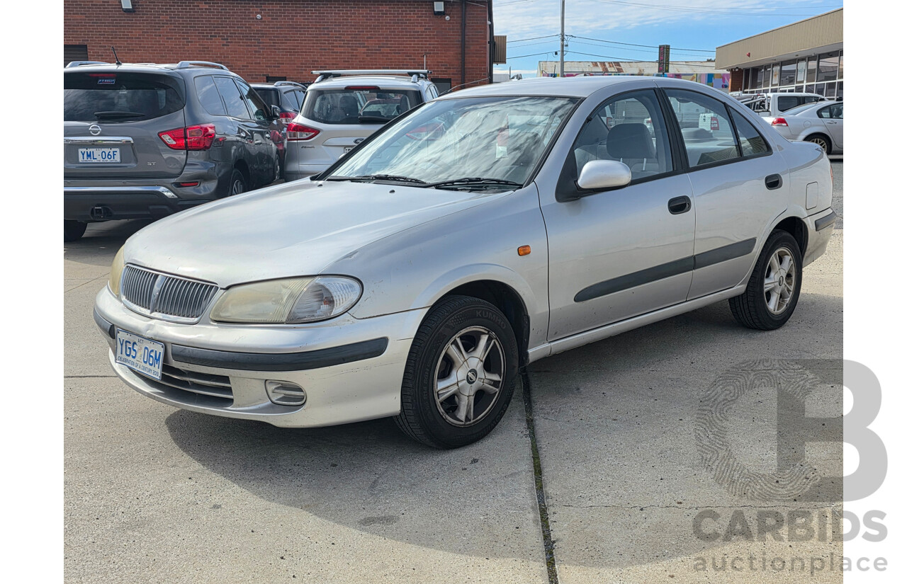 8/2003 Nissan Pulsar ST-L N16 4d Sedan Silver 1.8L