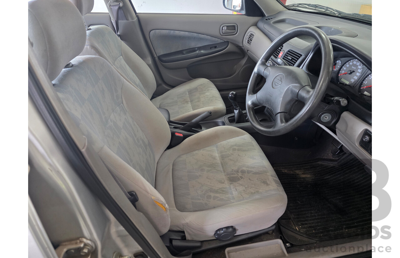 8/2003 Nissan Pulsar ST-L N16 4d Sedan Silver 1.8L