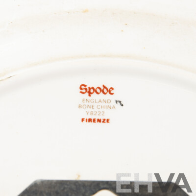 Retro Spode Porcelain Plate with Metamec Quartz Clock
