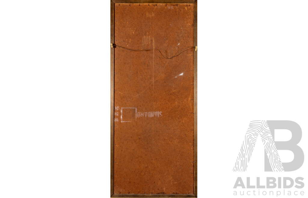 N.Begley, (20th Century), Starburst, Mixed Media Enamel, 105 X 47 Cm (frame)
