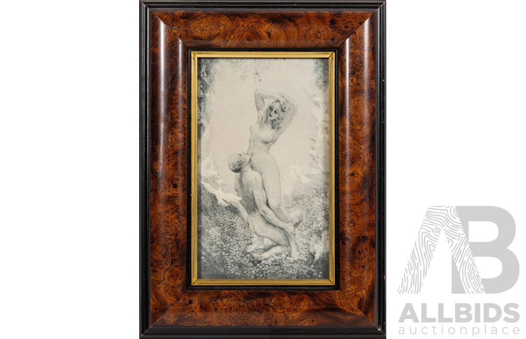 Norman Lindsay, (19/20th Centuries, Australian, 1879-1969), Virtue, Reproduction Print Copy of Original 1921 Etching, 29 x 21 cm (frame)