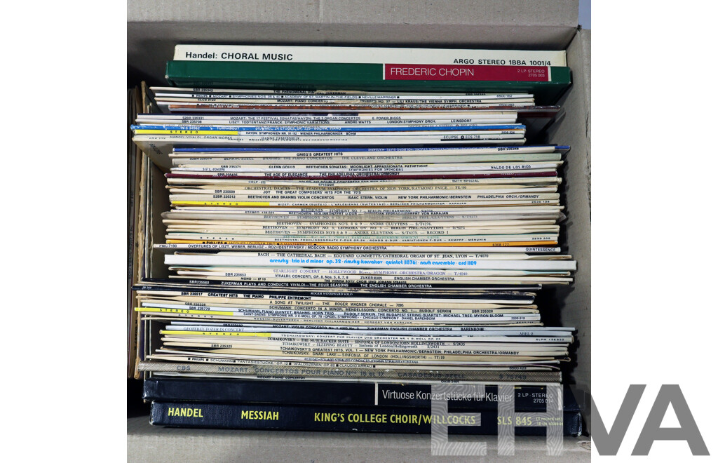 Collection VIntage Vinyl LP Records, Mostly Classical