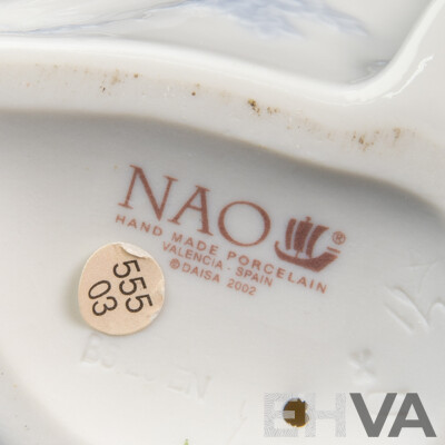Two Spanish Nao for Lladro Porcelain Figures of Young Ladies