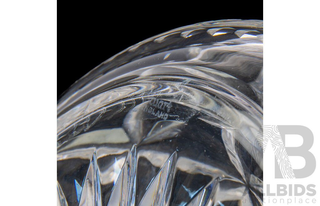 Vintage Stuart Crystal Ships Decanter with Stopper
