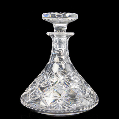 Vintage Stuart Crystal Ships Decanter with Stopper