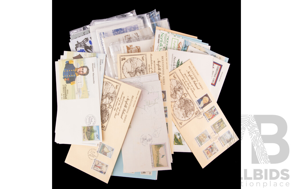 Norfolk Islands First Day Covers, Examples Spanning 1959 to 2024 Including Ten Shilling Red Tailed Tropic Bird, Fish, Ships, Qantas, Royals, Butterflies, 150 Years Settlement and More