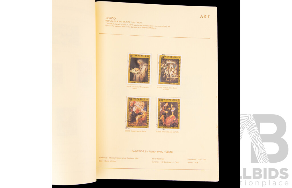 The Official Collection of World Wildlife First Day Covers 1978 to 1978 with HRH Princess of Wales Twenty First Birthdaystamp Album, Twelve Art on United Nations Postage Stamps First Day Covers.......