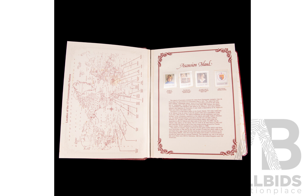 The Official Collection of World Wildlife First Day Covers 1978 to 1978 with HRH Princess of Wales Twenty First Birthdaystamp Album, Twelve Art on United Nations Postage Stamps First Day Covers.......