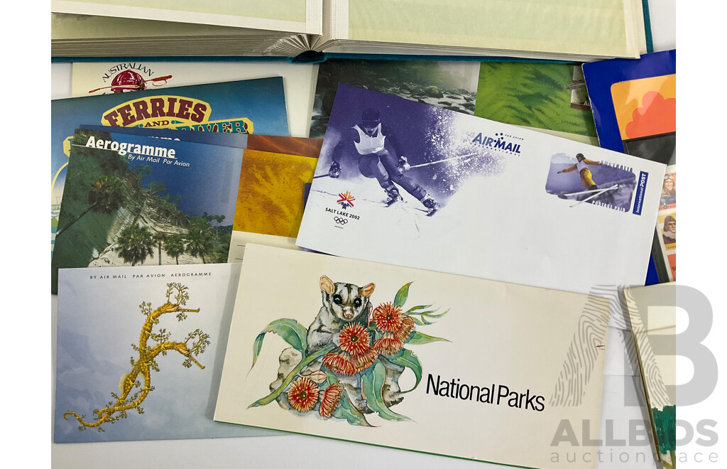 Album of Australian Cancelled Stamps, Including Predecimal, Kangaroo on Map, KGV, KGVI, QE2, Overprints and 1978/79 Stamp Packs, Box of Stamp Pocket Strips