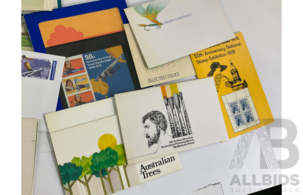 Album of Australian Cancelled Stamps, Including Predecimal, Kangaroo on Map, KGV, KGVI, QE2, Overprints and 1978/79 Stamp Packs, Box of Stamp Pocket Strips