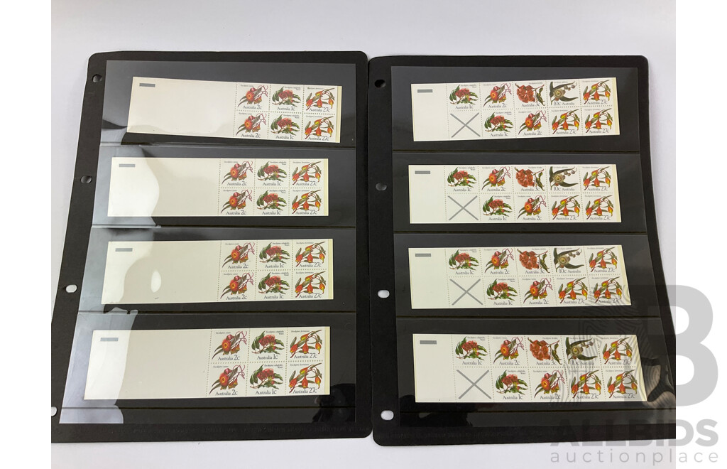 Australian 1982/1983 Mint Stamp Blocks Including Sets, Christmas, National Gallery, Historic Fire Engines, Butterflies, Veteran Cars