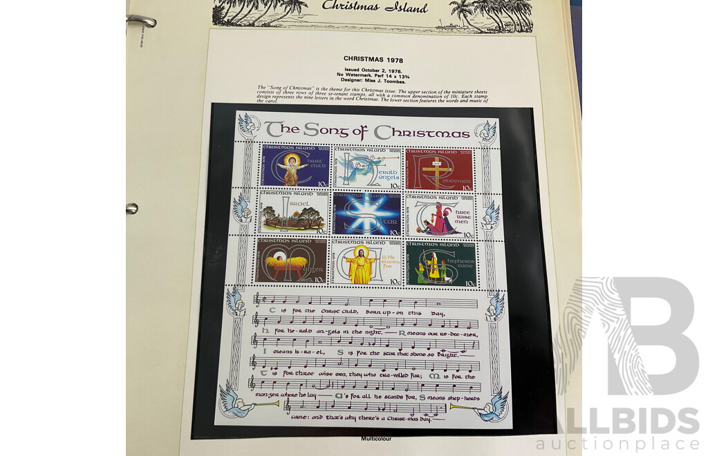 Australian Dependencies Seven Seas Mint Stamp Album Antarctica 1957 to Norfolk Island 1981