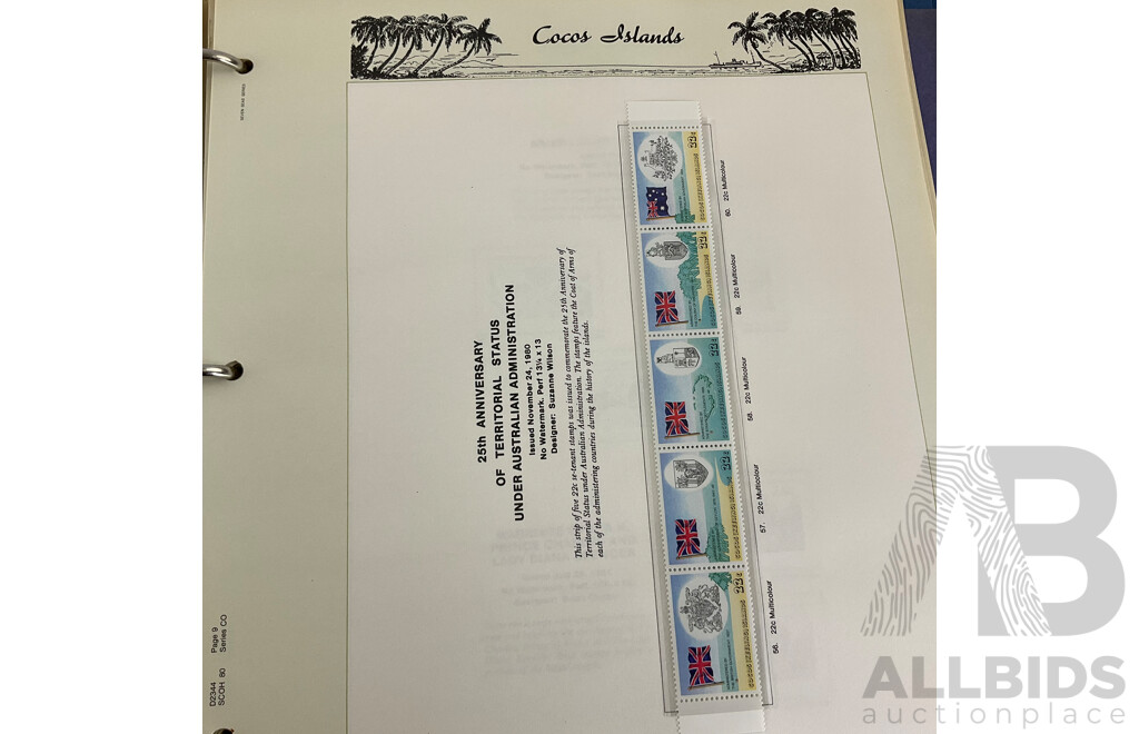 Australian Dependencies Seven Seas Mint Stamp Album Antarctica 1957 to Norfolk Island 1981