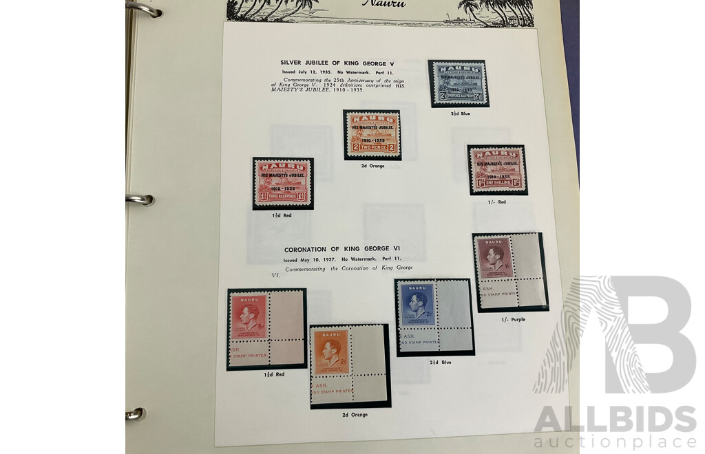 Australian Dependencies Seven Seas Mint Stamp Album Antarctica 1957 to Norfolk Island 1981